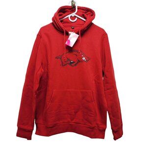 Arkansas Razorbacks Red Mens Hoodie Sweatshirt By Foco Size M